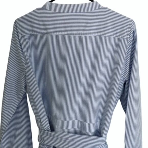 J. Crew Oxford Cotton A Line Shirtdress 10 - Picture 5 of 5